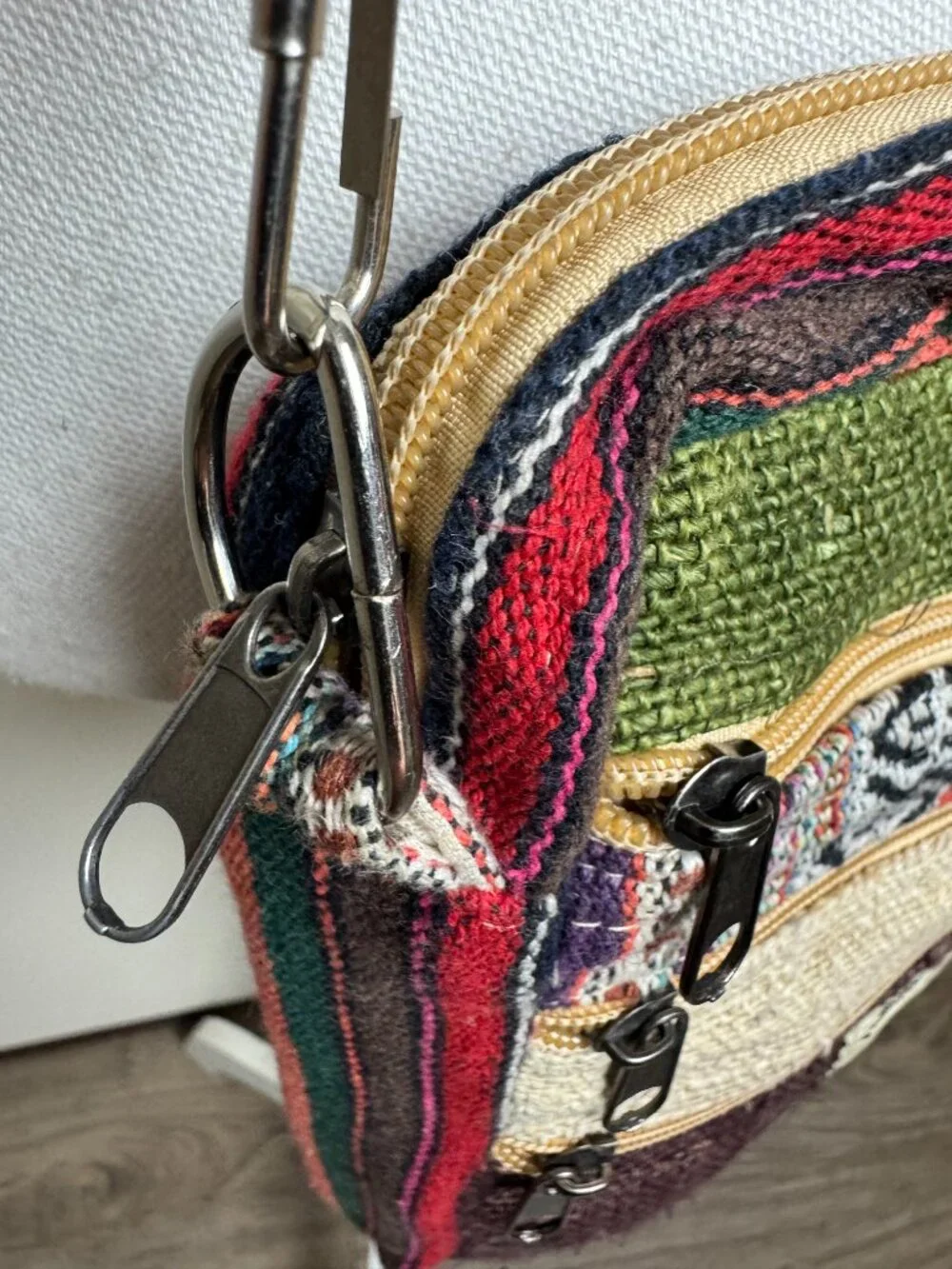 Hippie Festival HEMP Himalayan Crossbody Bag Organizer Unisex